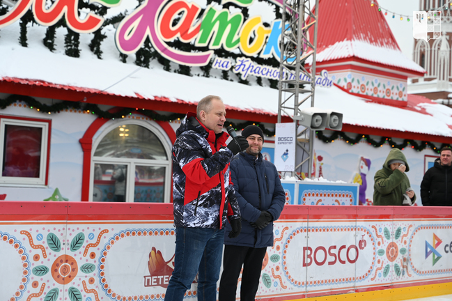 ФРЦ на ГУМ-Катке. Приветственное слово директора А. В. Хаустова